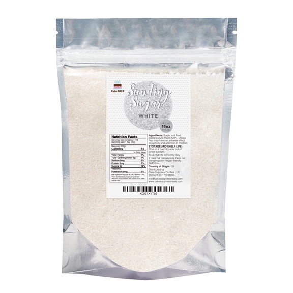 Sanding Sugar White 16 oz