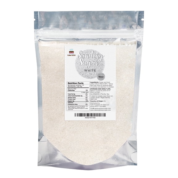 Sanding Sugar White 16 oz