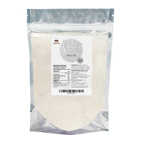 Sanding Sugar White 32 oz.