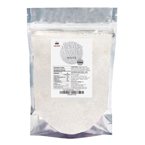 Cake S.O.S White Sanding Sugar Dessert Sprinkles, 8.8 oz.