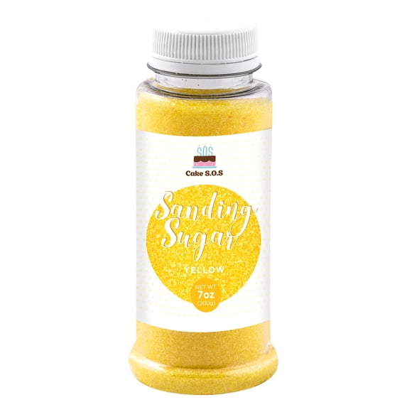 Sanding Sugar Yellow 7 oz