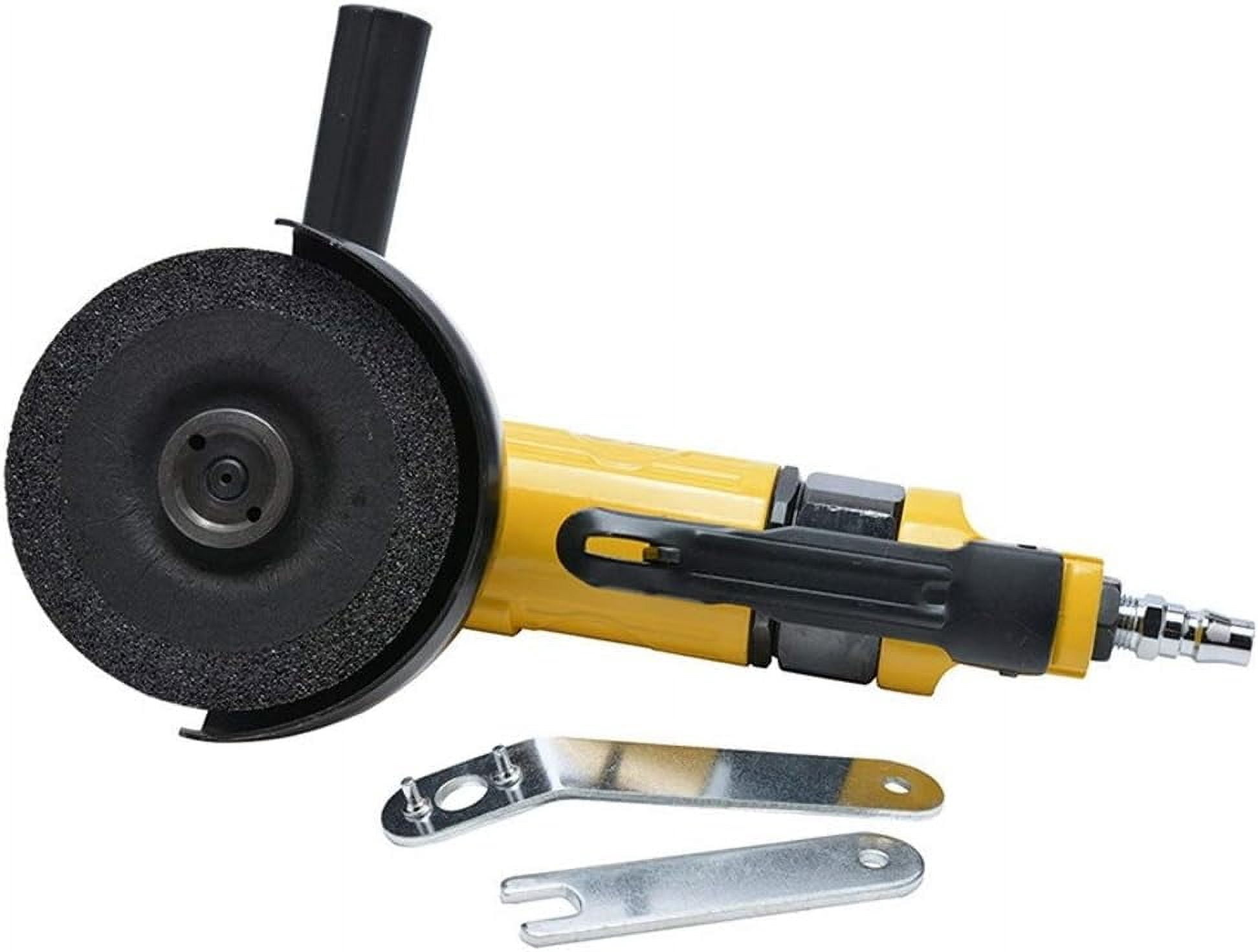 Sanding tools for resin 4-inch High Torque Pneumatic Angle Grinder, 100mm Angle Grinder, Hand-held Pneumatic Grinder punch tool set (Type : Platen type)