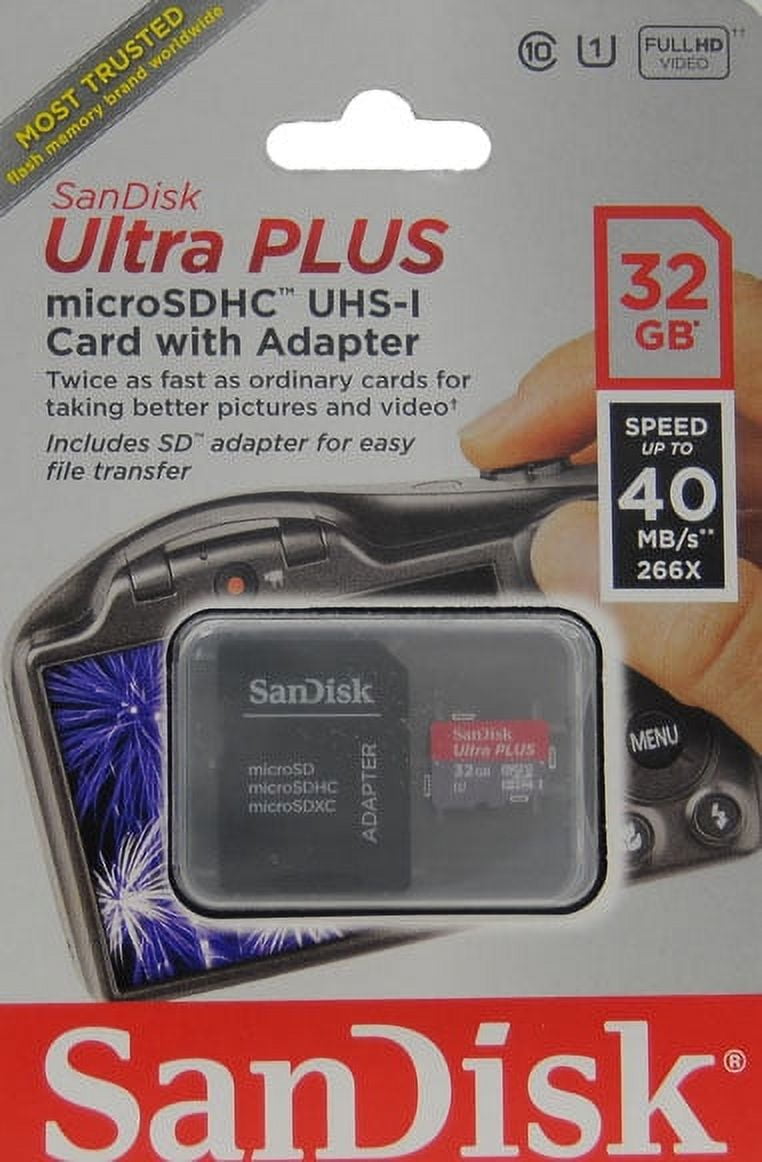 Sandisk 32g Ultra Plus Microsd Card