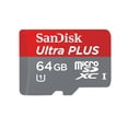 thumbnail image 1 of Sandisk 64g Ultra Plus Class 10 Microsd, 1 of 3