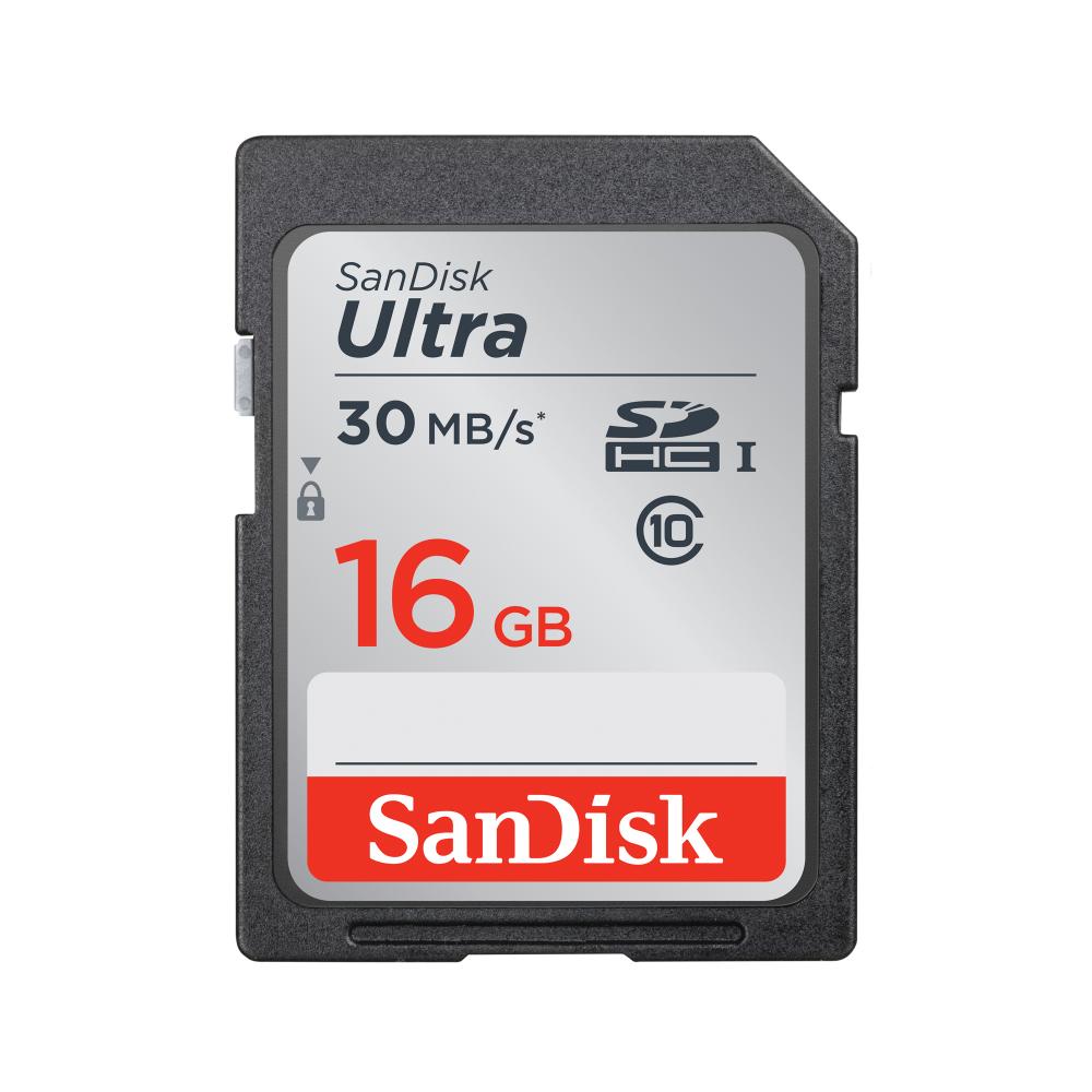 Sandisk SDSDUNC-016G-GN6IN 16gb Ultra Uhs-i Sdhc Memory Crd - image 1 of 5