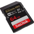 thumbnail image 1 of SanDisk Extreme PRO 64 GB UHS-II V60 SDXC, 1, 1 of 9