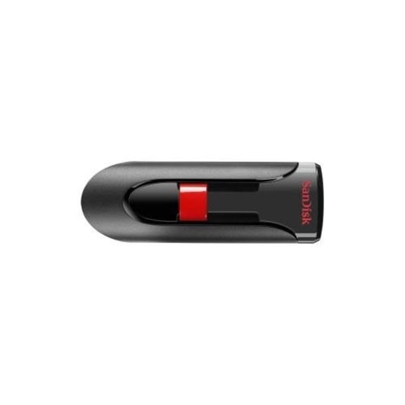 Sandisk Sdcz60-064G-A46 Cruzer Glide Usb Flash Drive - 64 Gb - Black Red - Retractile Password Protection Encryption Support Temperature Proof (Sandisk SDCZ60-064G-A46)
