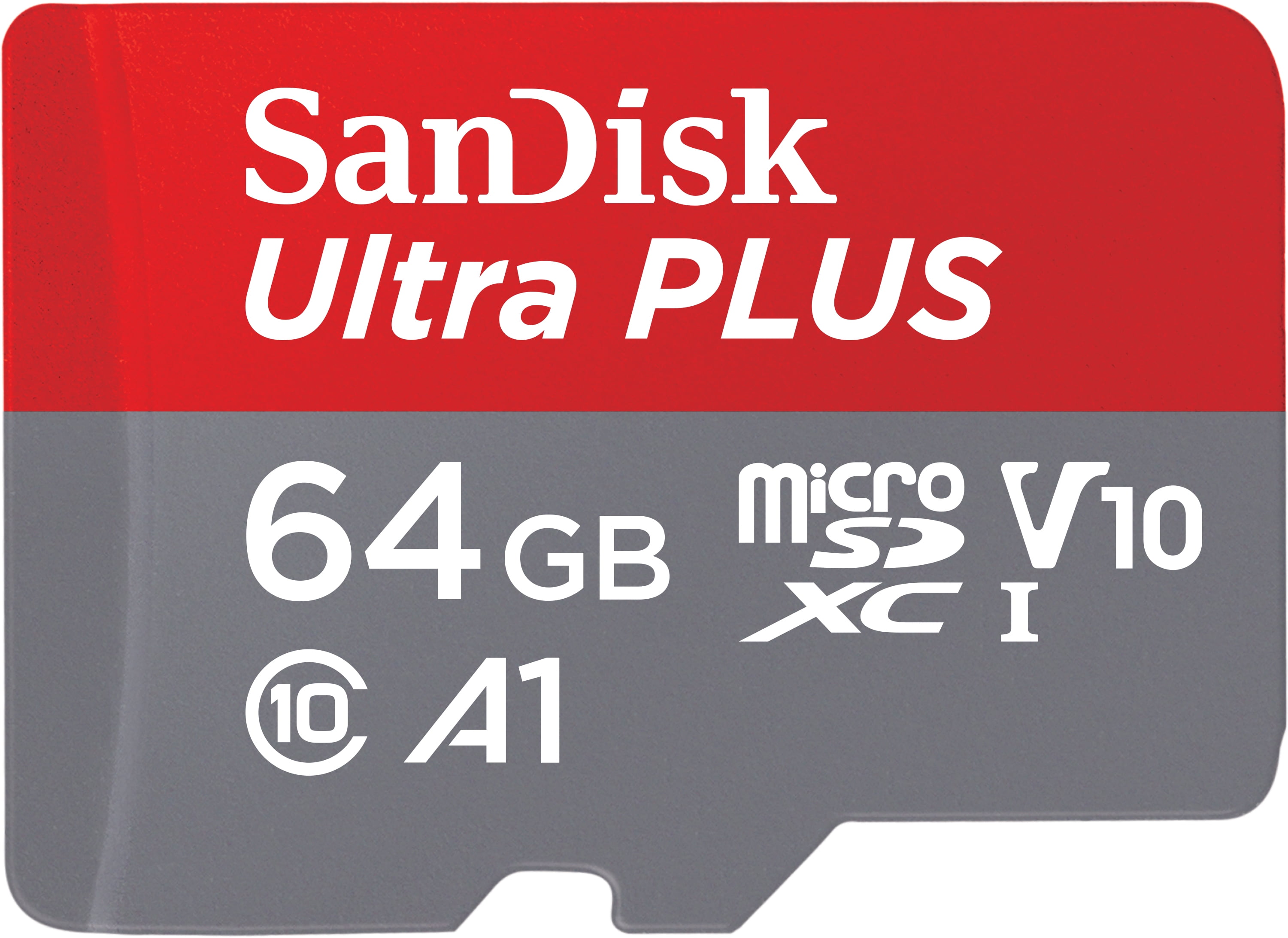 【新品】Ultra PLUS SDSDUWC-064G-JN3IN （64GB） SanDisk Ultra PLUS 64GB SDXC UHS I Memory Card SDSDUWC-064G-AN6IN