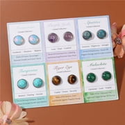 Sandistore 6 Pairs Of Earring Set S925 Silver Plated Earrings For Women Multipack Stud Earrings Studs for Sensitive Ears