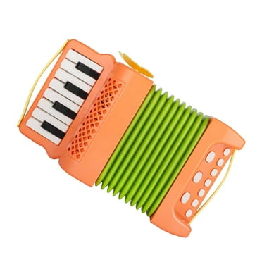 Sandistore 90600 Kids Accordion Mini Accordion Instrument Toy Accordion Educational For Beginners Kids Stage Performance(Not Equipped With Battery) Creeps