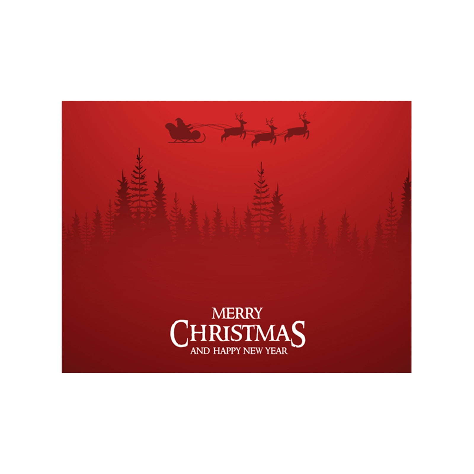 Sandistore Christmas Linen Placemat Insulated Mat Table Mat Party Home