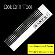 Sandistore Diamond Drawing Ruler Dot Drill Tool Magic Tool Diamond Embroidery Mesh Ruler St Dot Kits for Adults