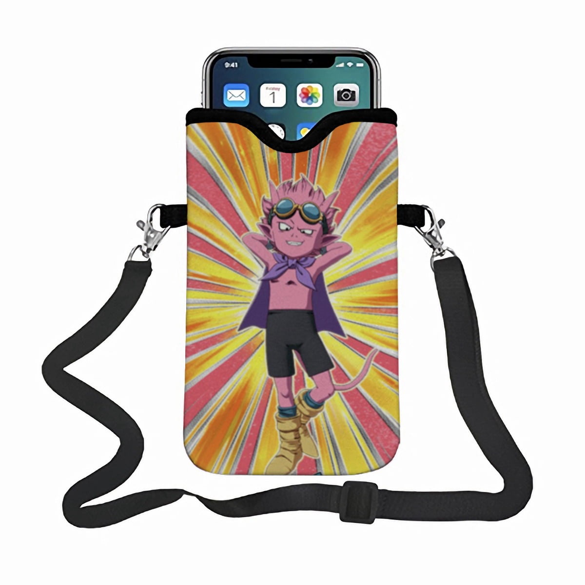 Sandland phone carrier, featuring an adjustable strap small backpack ...