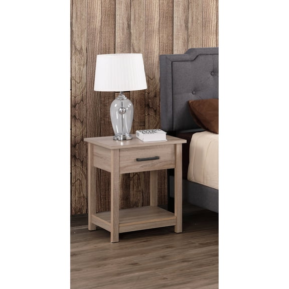 Sandle Wood Nightstand for Bedroom Setup / Spacious Top for Daily Use