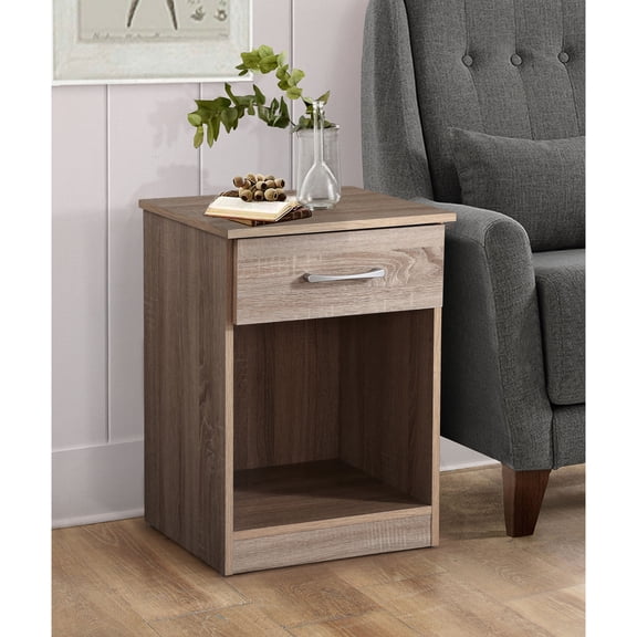 Sandle Wood Nightstand with Storage/In Different Home Rooms/Enhance Decor and Order