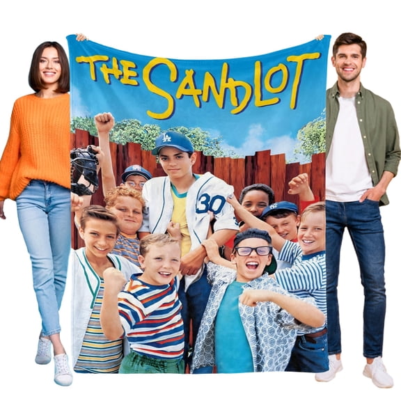 The Sandlot-Anti-Pilling Flannel Blanket Soft Lightweight Plush Fuzzy Cozy Luxury Blanket for Home and Kitchen Use – Perfect for Kids and Adults 60"*79"(150cm*200cm)