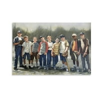 Sandlot Baseball Movie Print Poster Wall Art Poster Scroll Canvas Painting Picture Living Room Decor Home 12x18inch(30x45cm)
