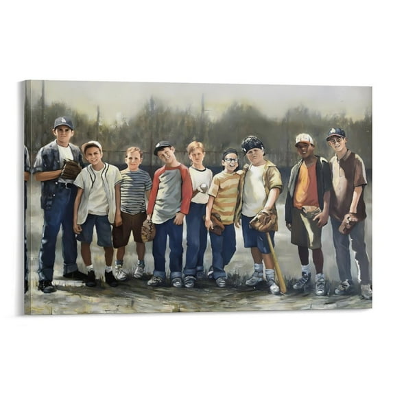 Sandlot Classic Movie Poster(6) Posters Art Print Wall Photo Paint Poster Hanging Picture Family Bedroom Decor Gift 16x24inch(40x60cm)