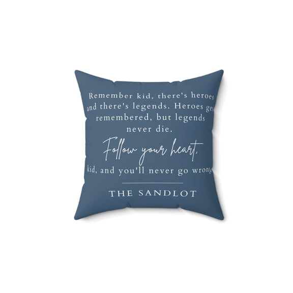 Sandlot Nursery Quote Pillow, Boy Nursery Decor