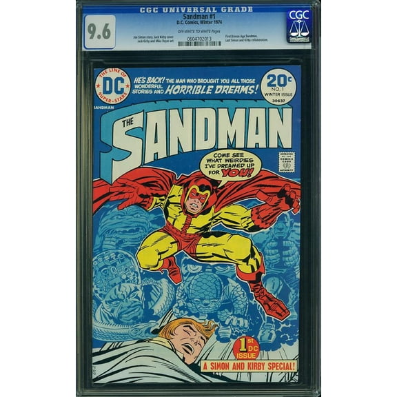 Sandman #1 - CGC 9.6 Comic Book