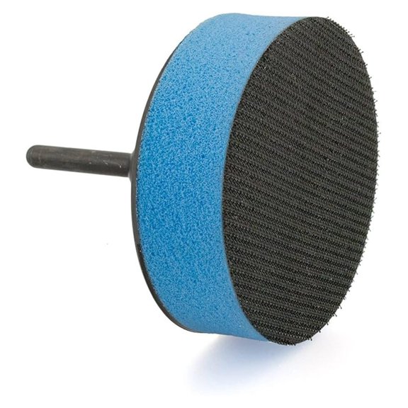 Sandmaster 3 Inch Hook & Loop Sponge Pad 413 - Replacement Sanding Accessory for Sorby Sandmaster - 3" Diameter Discs - Woodturning & Sanding