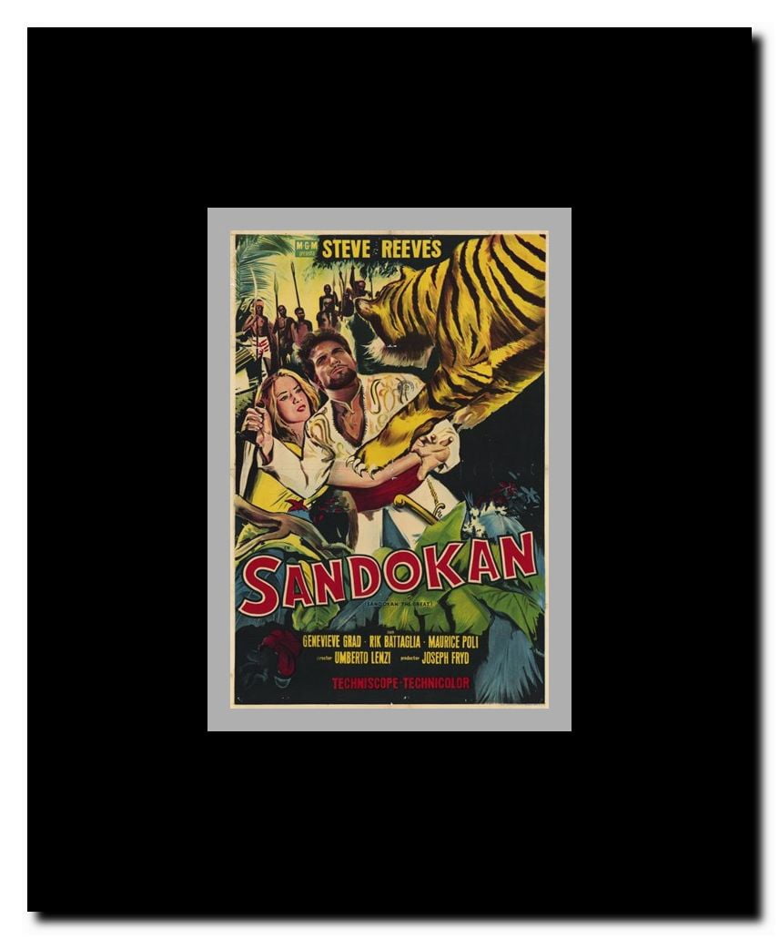 Sandokan The Great Framed Movie Poster
