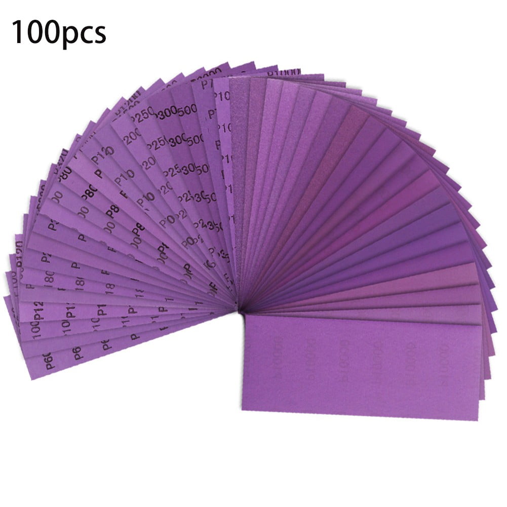 Sandpaper 60 To 3000 Mixed Grits Wood Metal Sanding Polishing Wet/Dry