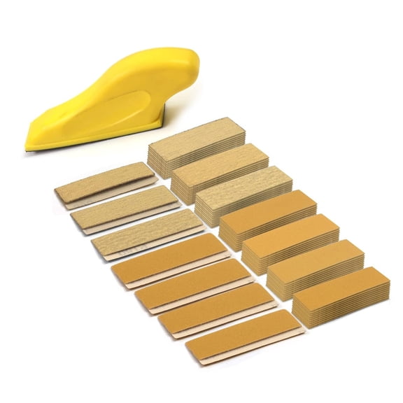 Sandpaper Finger Sander for Small Projects Polishing Tool Easy to Use &Replace