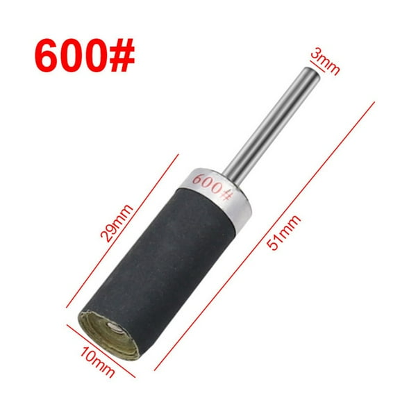 Sandpaper Stick Grinding Head P180-P2000 Sanding Paper Polishing Bar for Finish 70W