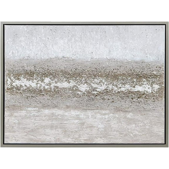 Sandpath Textured Metallic Hand Painted Wall Art by Martin Edwards