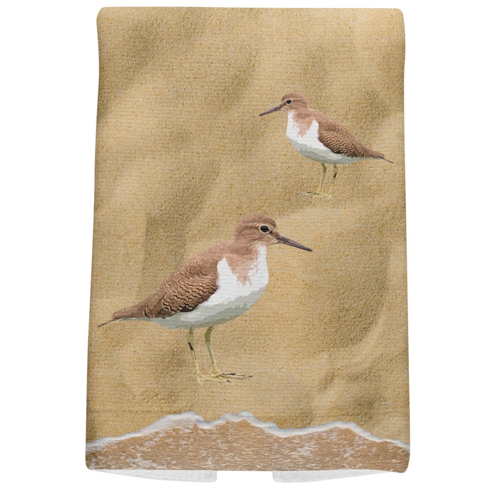 Old Glory Sandpiper Beach Hand Towel