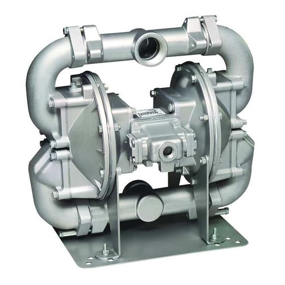 Sandpiper DblDiaphPmp,NPT,BunaN/SSteel,3/4",208gpm HDF2,DB6A.