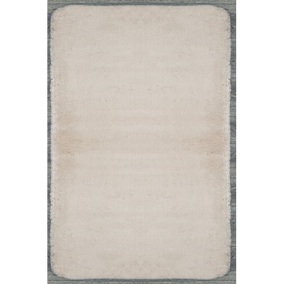 Sandra Beige Modern Plush Soft Area Rug