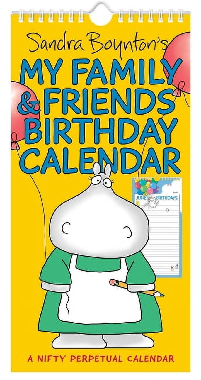 Andrews McMeel Publishing, Family Friends Birthday Perpetual Wall Calendar