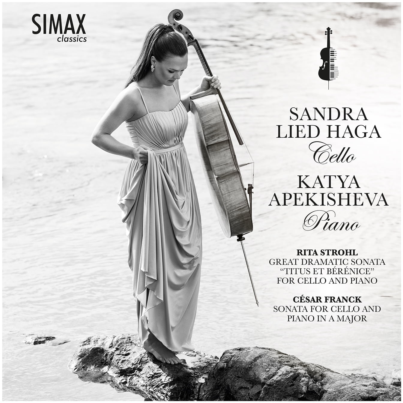 Sandra Lied Haga - Franck: Sonata for Cello & Piano in A Major; Strohl: Great Dramatic Sonata "Titus et Berenice" for Cello & Piano - Music & Performance - CD