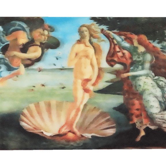 Sandro Botticelli - The Birth of Venus - 3D Lenticular Classic Art Poster - 10x8 - NEW