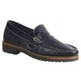 thumbnail image 1 of Sandro Moscoloni Roland Moc Toe Handsewn Penny Slip On With Lug Sole, 1 of 18