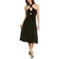 thumbnail image 1 of Sandro womens  Halter Midi Dress, 38, Black, 1 of 3