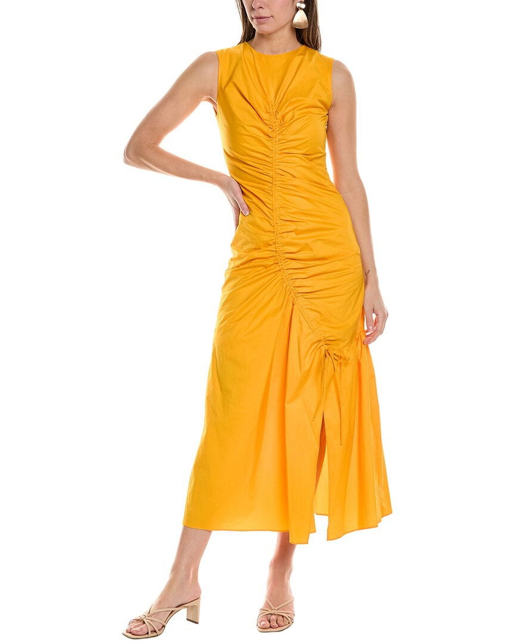 Sandro womens Maxi Dress, 36, Orange - Walmart.com
