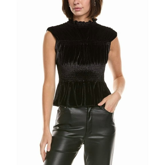 Sandro womens  Top, 3, Black