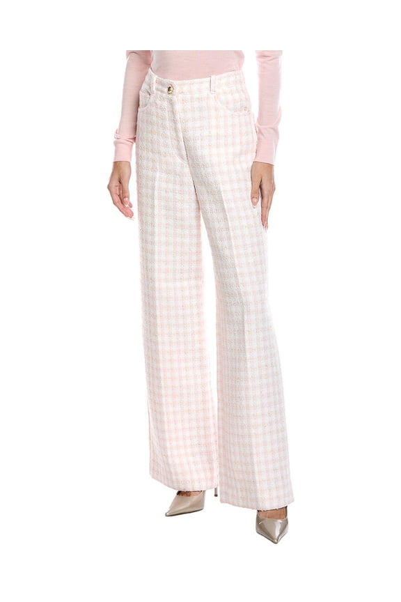 womens Tweed Pant, 40, Pink