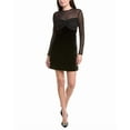 thumbnail image 1 of Sandro womens  Velvet Mini Dress, 34, Black, 1 of 3