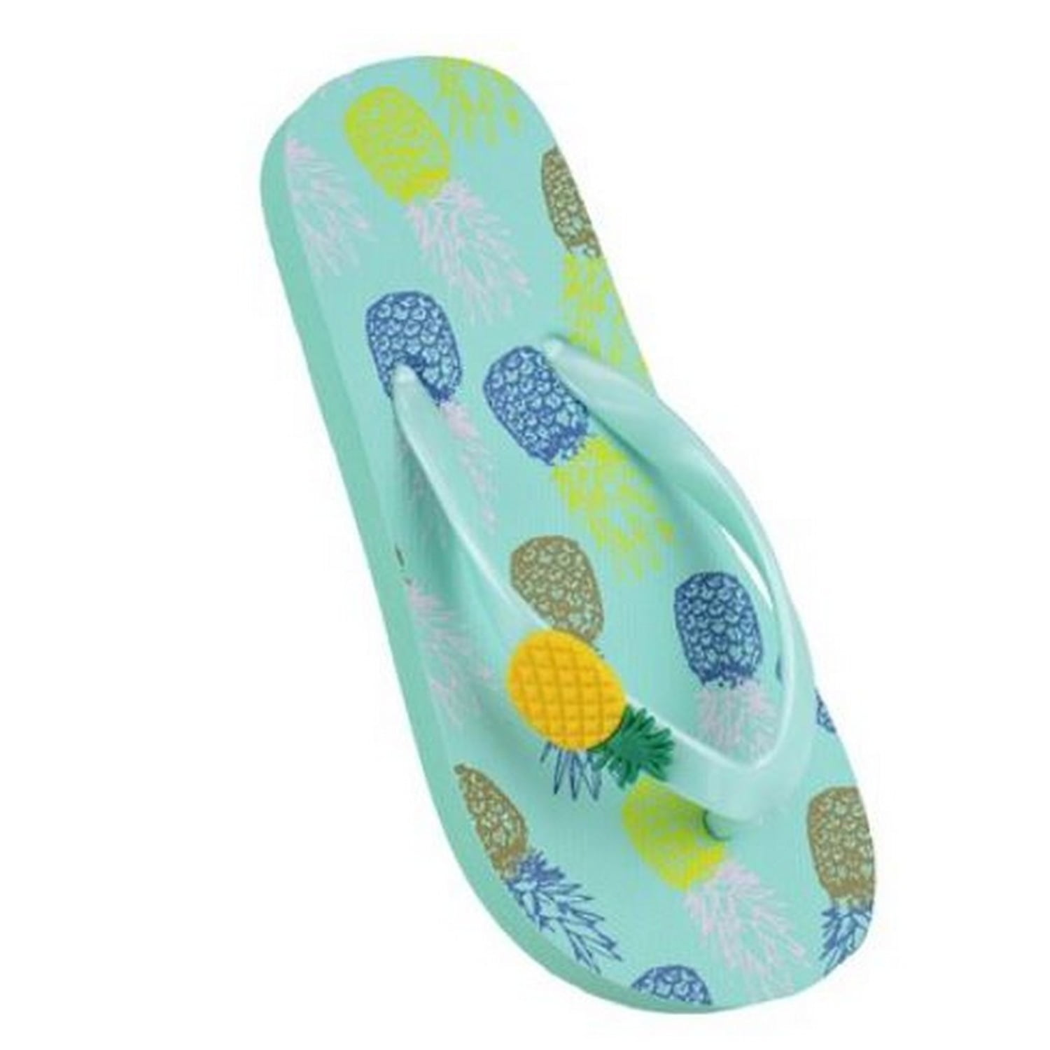 Girls Pineapple Flip Flops