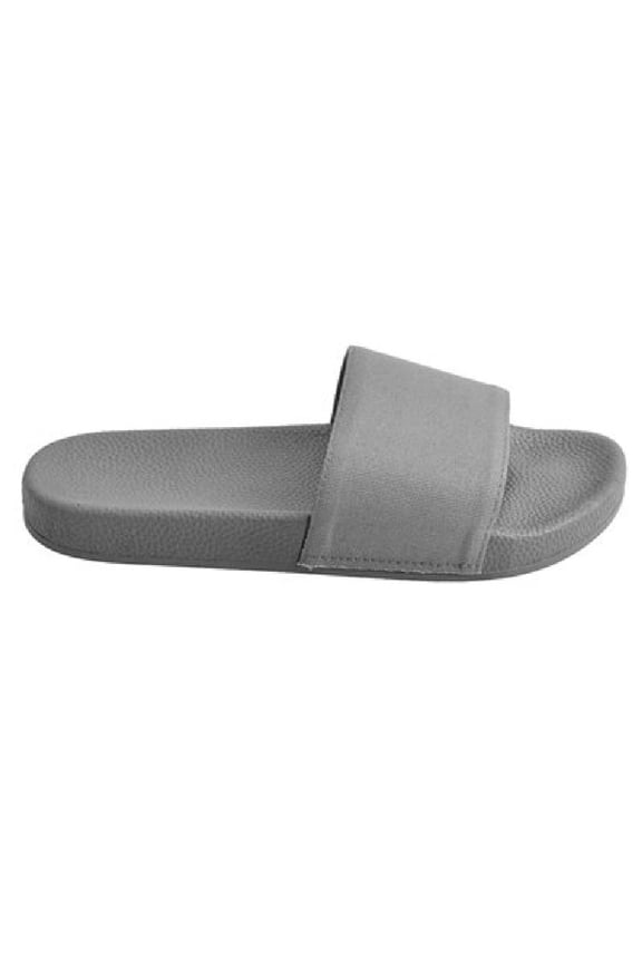Mens Plain Canvas Sliders