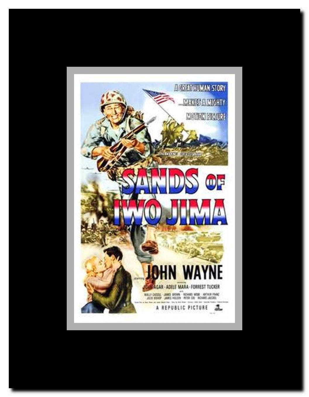 Sands of Iwo Jima Framed Movie Poster