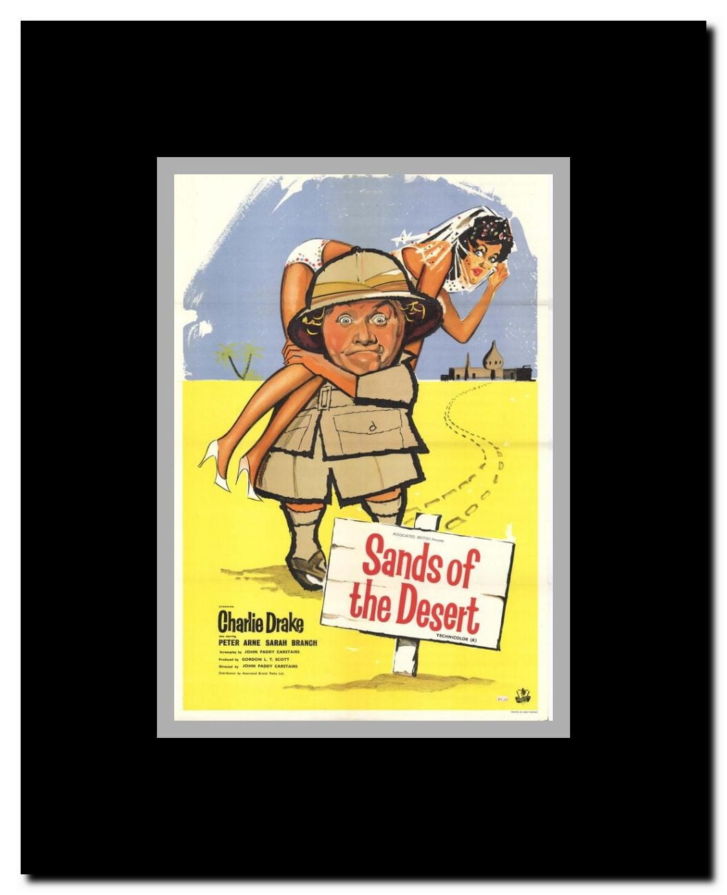 Sands of the Desert Framed Movie Poster