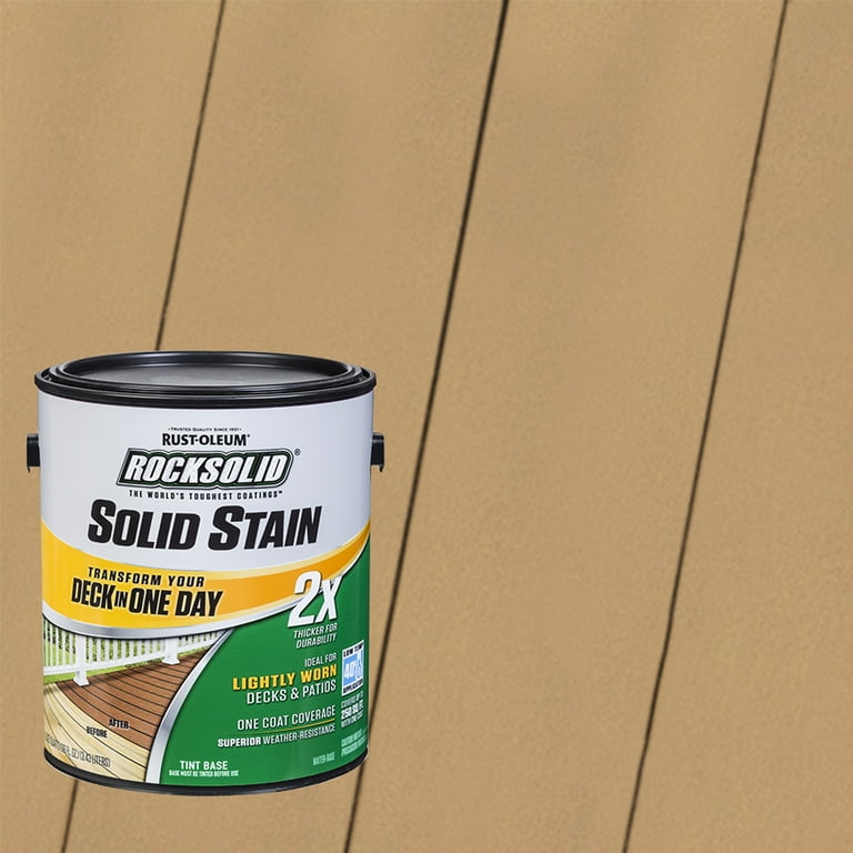 Rust Oleum sizzle RockSolid Gray Water Based Deck