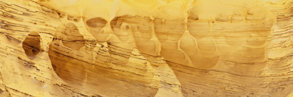 Sandstone erosion patterns Capitol Reef National Park Utah USA Canvas Art - Panoramic Images (27 x 9)
