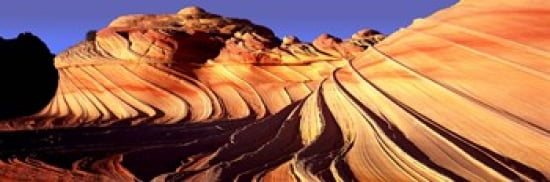 Sandstone hills The Wave Coyote Buttes Utah USA Canvas Art - Panoramic Images (36 x 12)