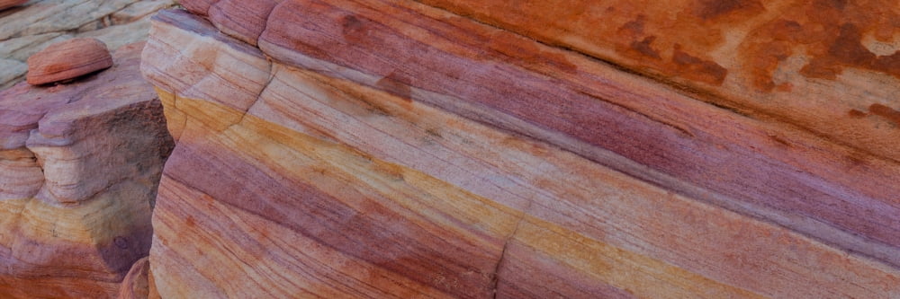 Sandstone patterns Valley of Fire State Park Nevada USA Canvas Art - Panoramic Images (6 x 18)